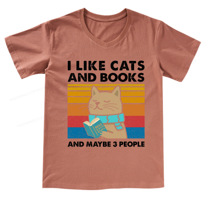 [Copy]Pagewings Shamrock Reading Books St Patricks Day V-neck T-shirt