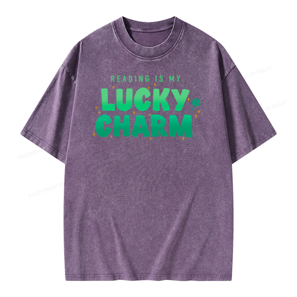 Pagewings Lucky Charm Shirt Unisex Washed T-shirt