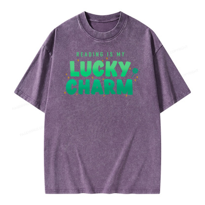 Pagewings Lucky Charm Shirt Unisex Washed T-shirt