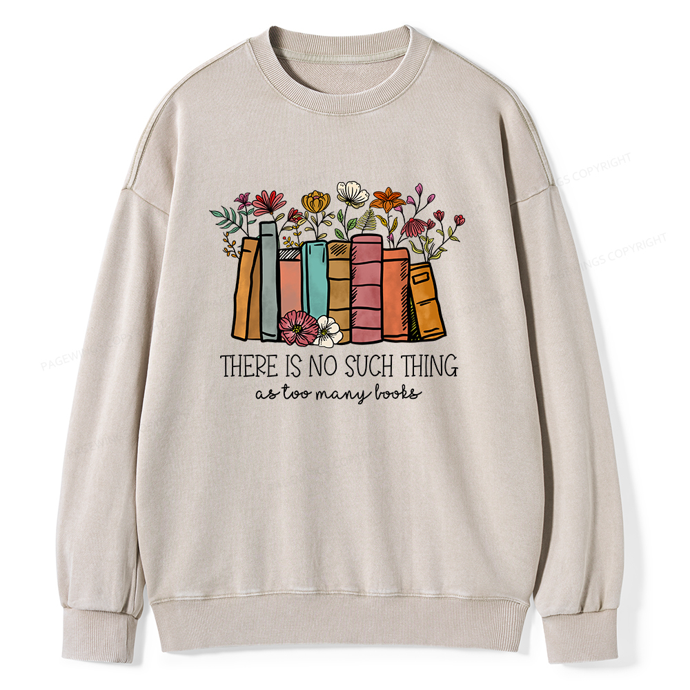 Pagewings Such A Thing Unisex Washed Sweatshirt