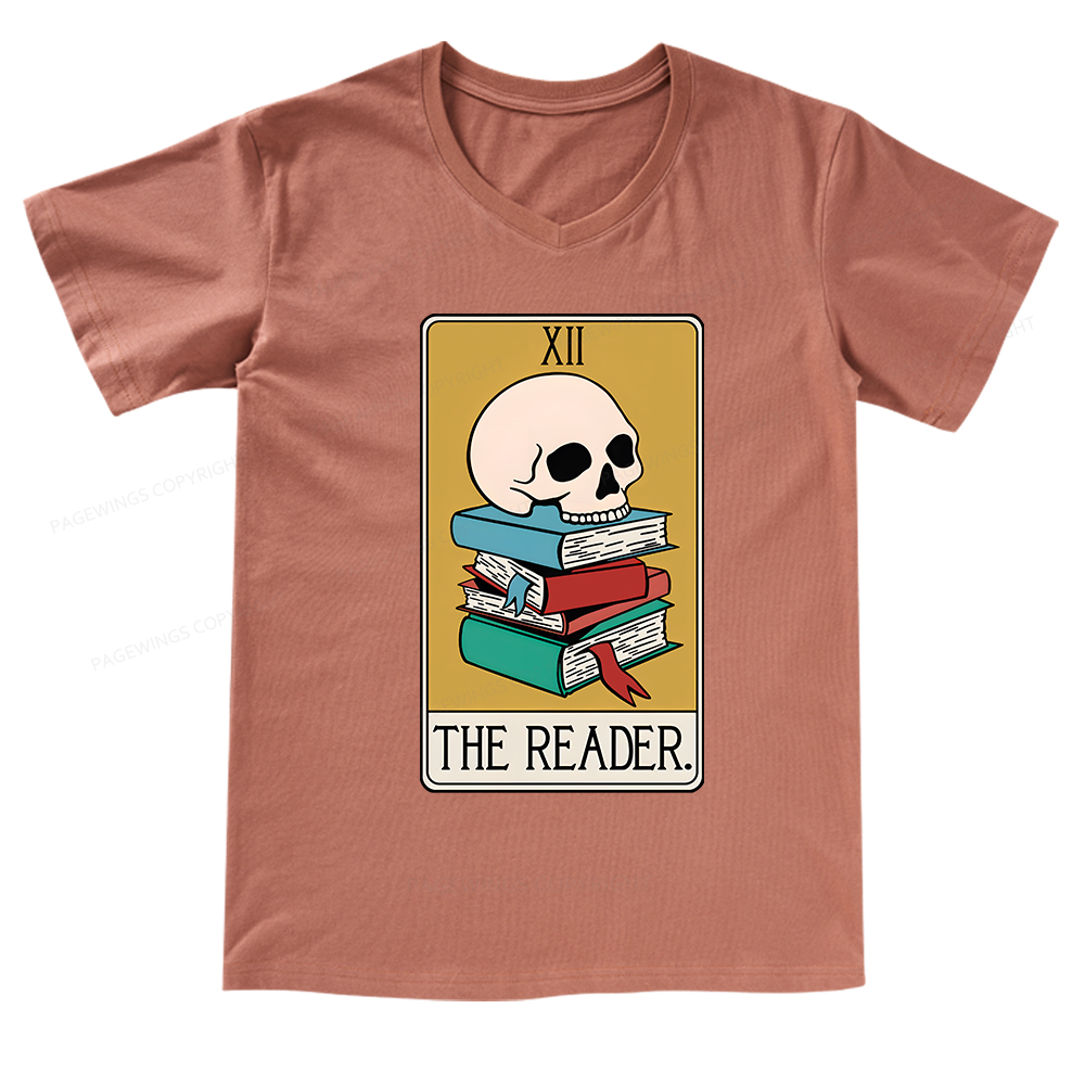 Pagewings Funny Tarot Shirt Tarot Card  V-neck T-shirt