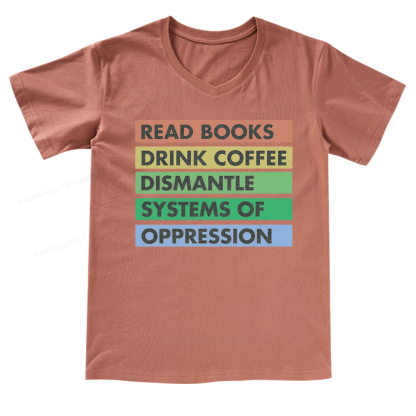 Pagewings Read Books T-Shirt V-neck T-shirt