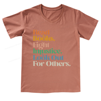 Pagewings Read Banned Books Social Justice Shirt  V-neck T-shirt