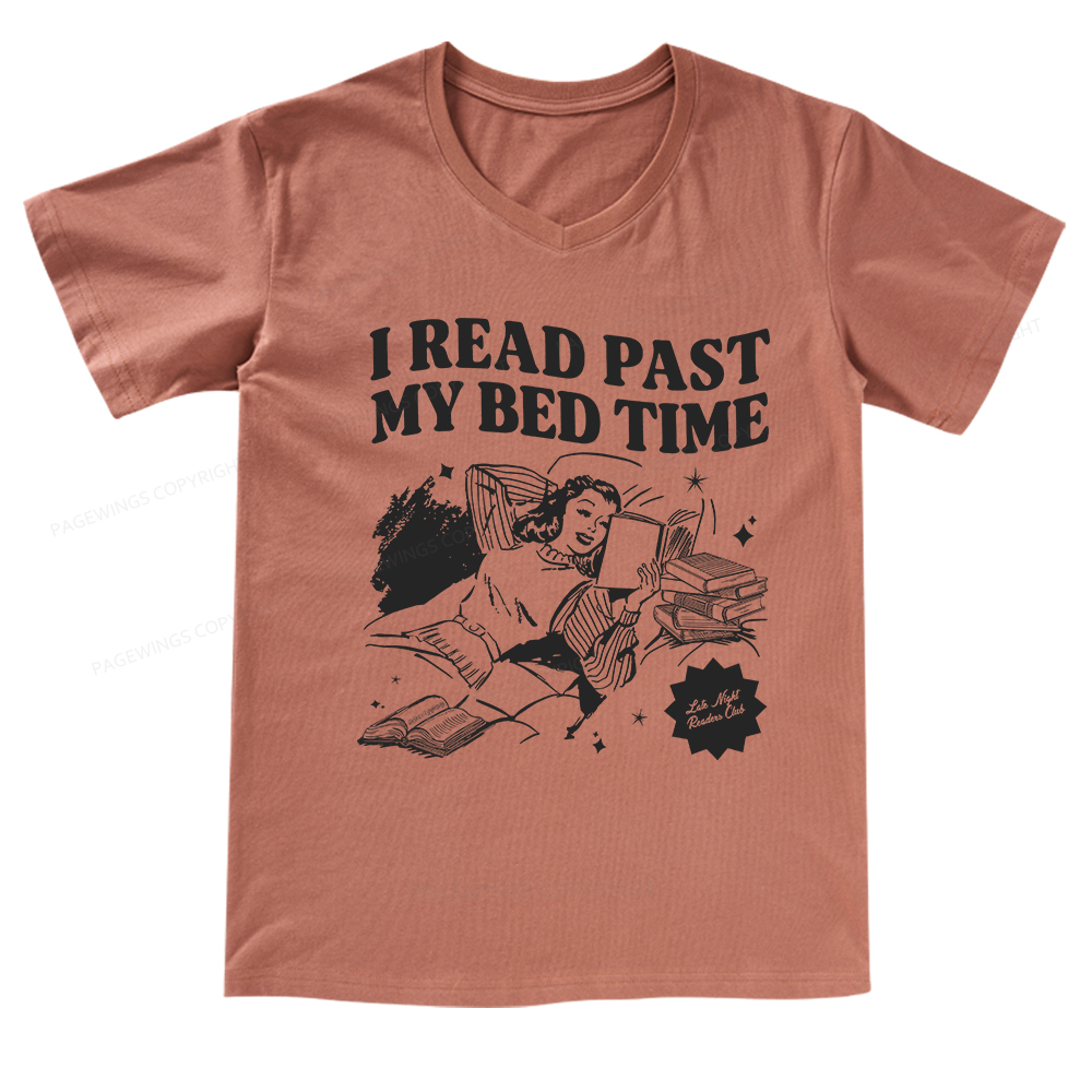 Pagewings Book Club Sweatshirt V-neck T-shirt