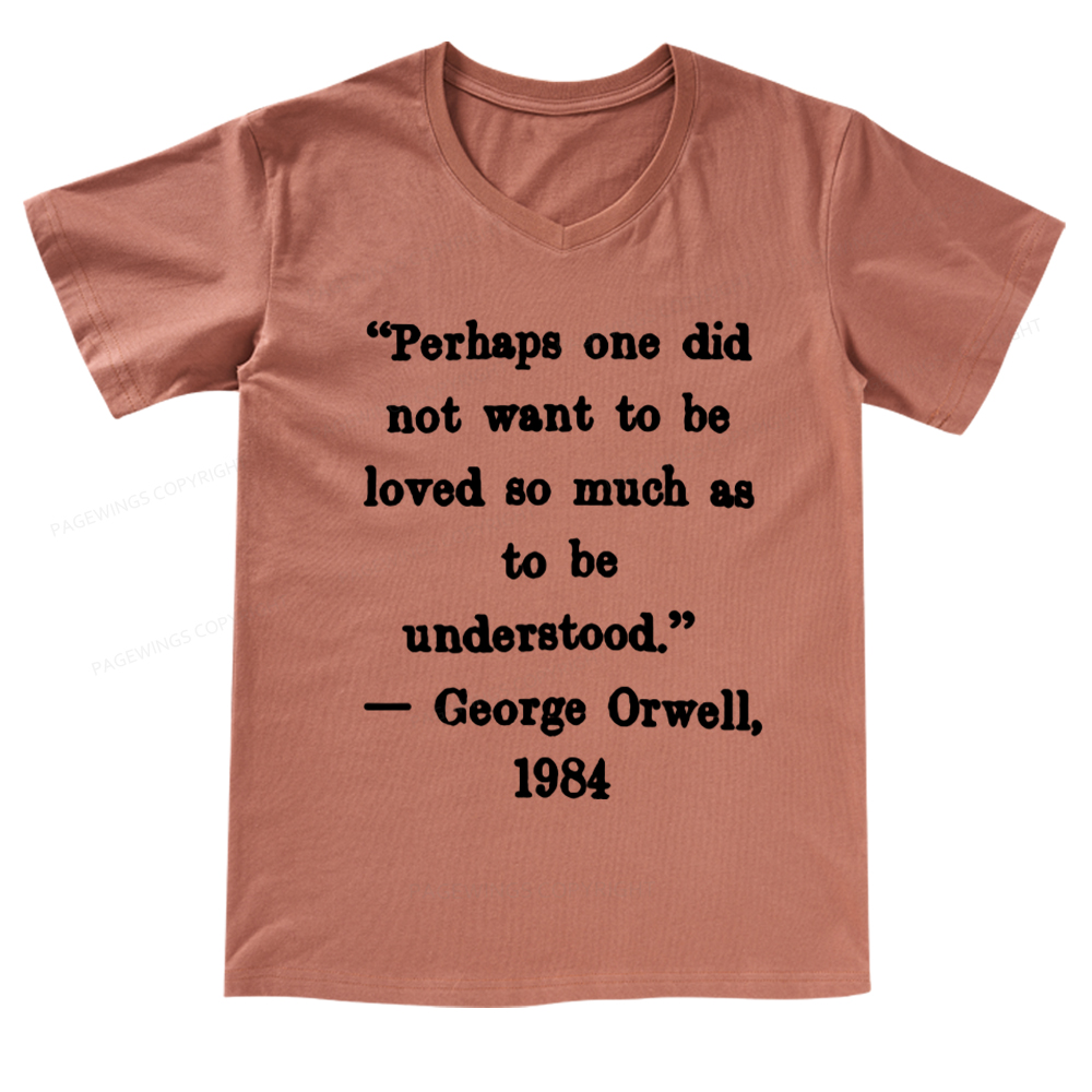 Pagewings Seek Understanding Not Just Love V-neck T-shirt