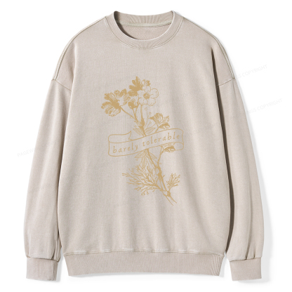 Pagewings Pride And Prejudice Jane Austen Unisex Washed Sweatshirt