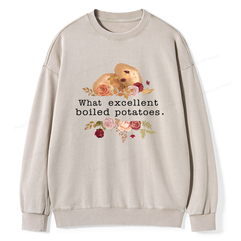 Pagewings Pride and Prejudice Unisex Washed Sweatshirt