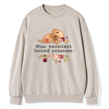 Pagewings Pride and Prejudice Unisex Washed Sweatshirt