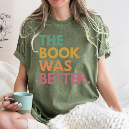Pagewings The Book Was Better Unisex Washed T-shirt