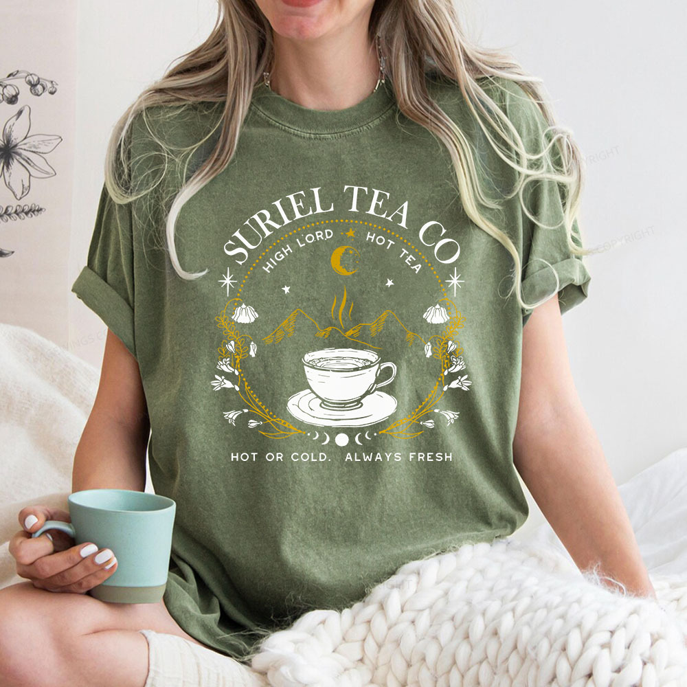 Pagewings Suriel Tea Co Unisex Washed T-shirt