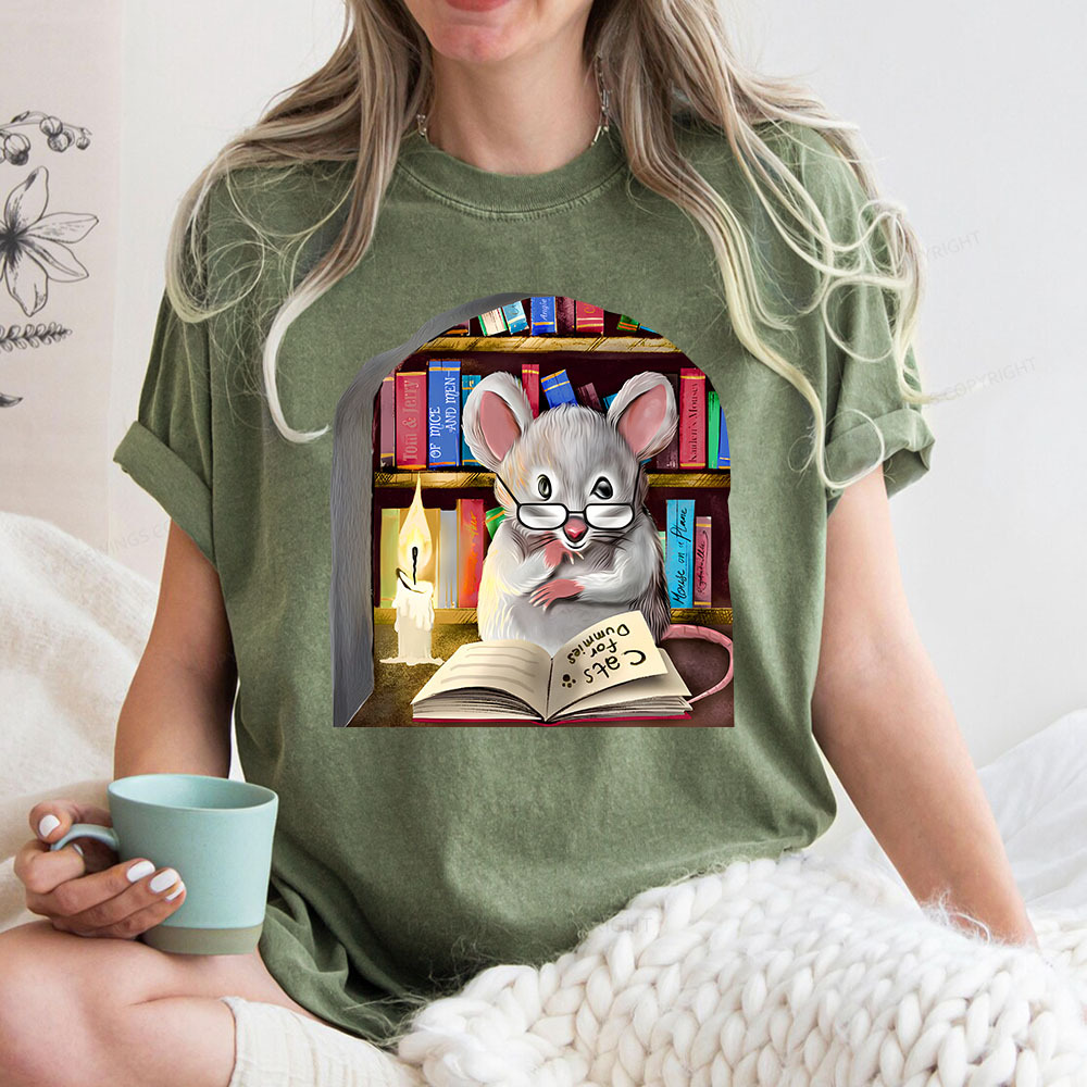 Pagewings Cats For Dummies Unisex Washed T-shirt