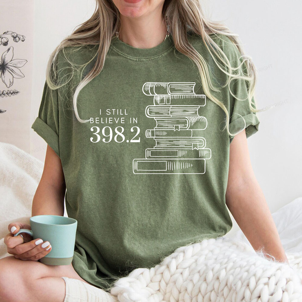 Pagewings I Still Believe In 398.2 Unisex Washed T-shirt