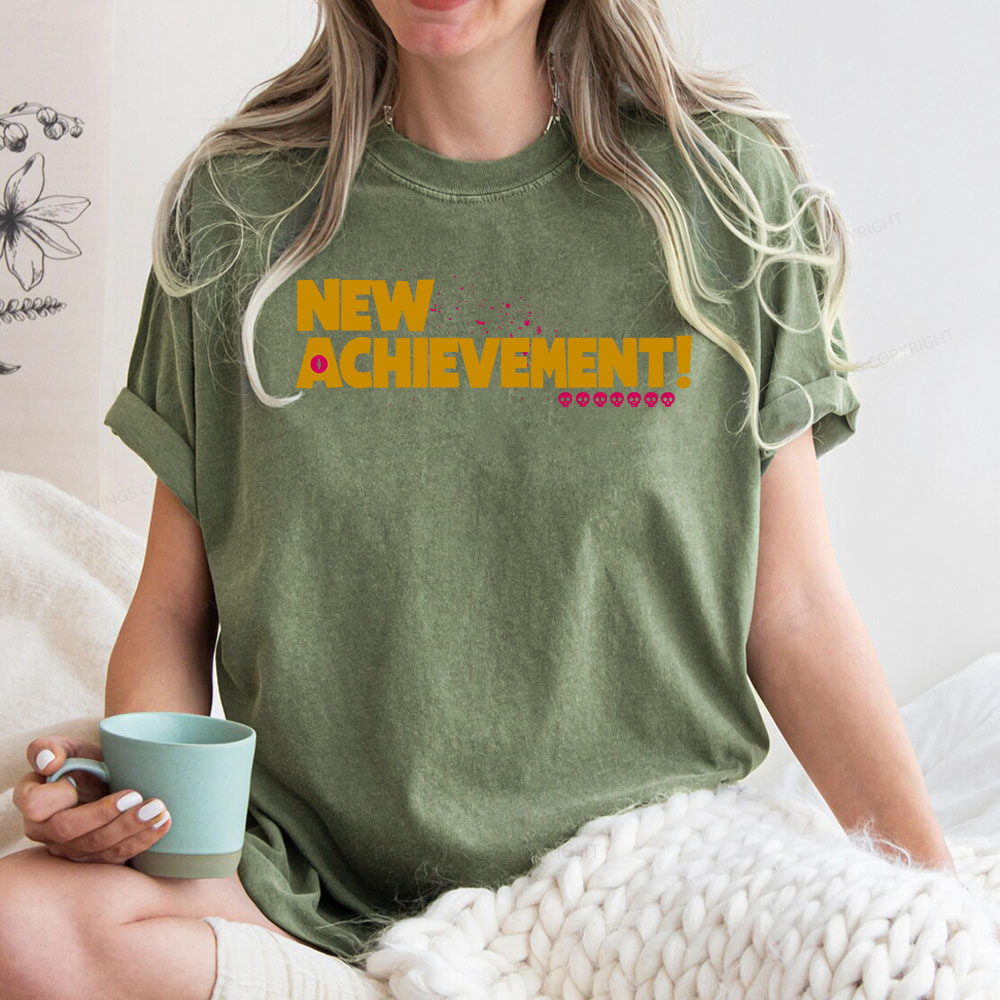 Pagewings New Achievement Unisex Washed T-shirt