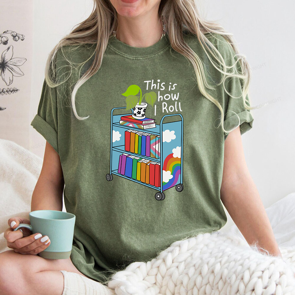 Pagewings This Is How I Roll Unisex Washed T-shirt