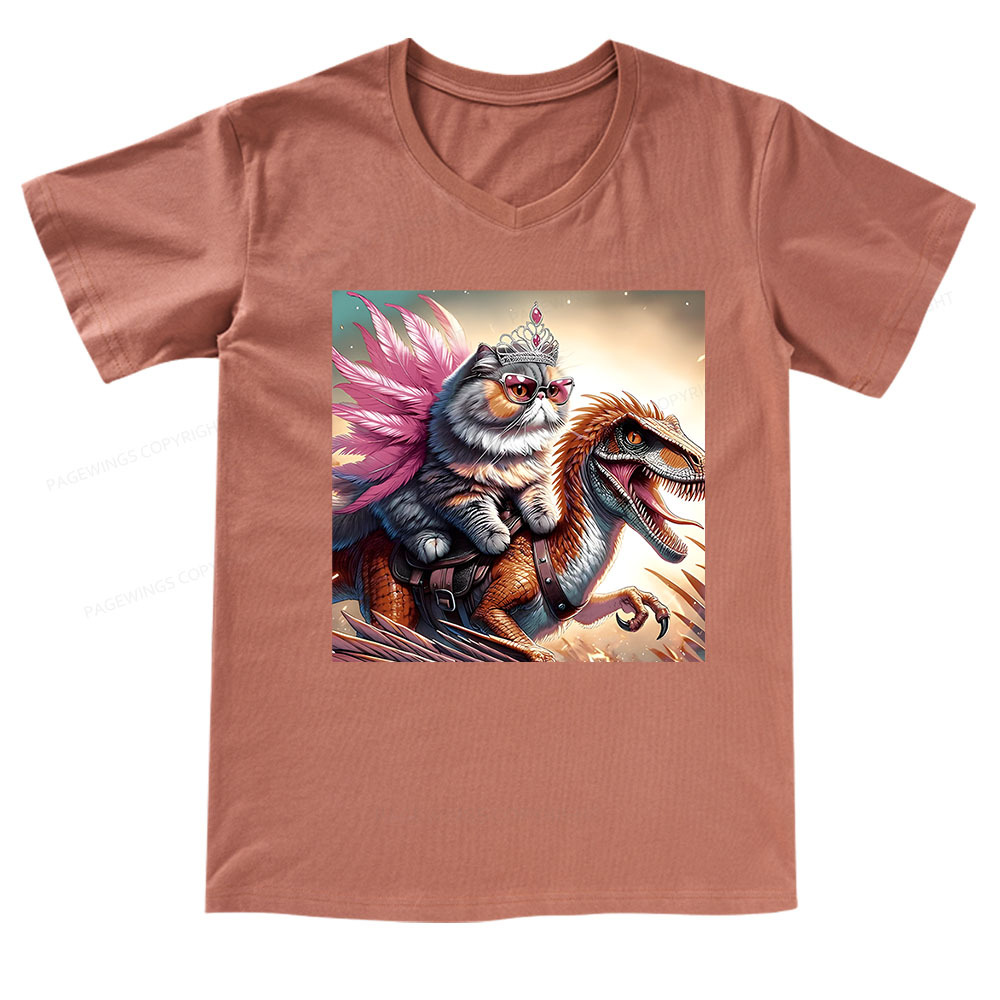Pagewings Crawler Carl V-neck T-shirt
