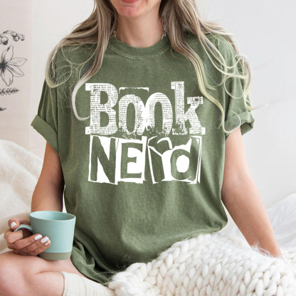 Pagewings Booknerd Unisex Washed T-shirt