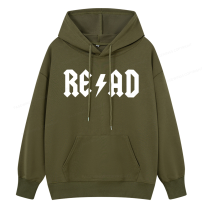 Pagewings Read Back In The Library "rock And Roll Unisex Classic Hoodie