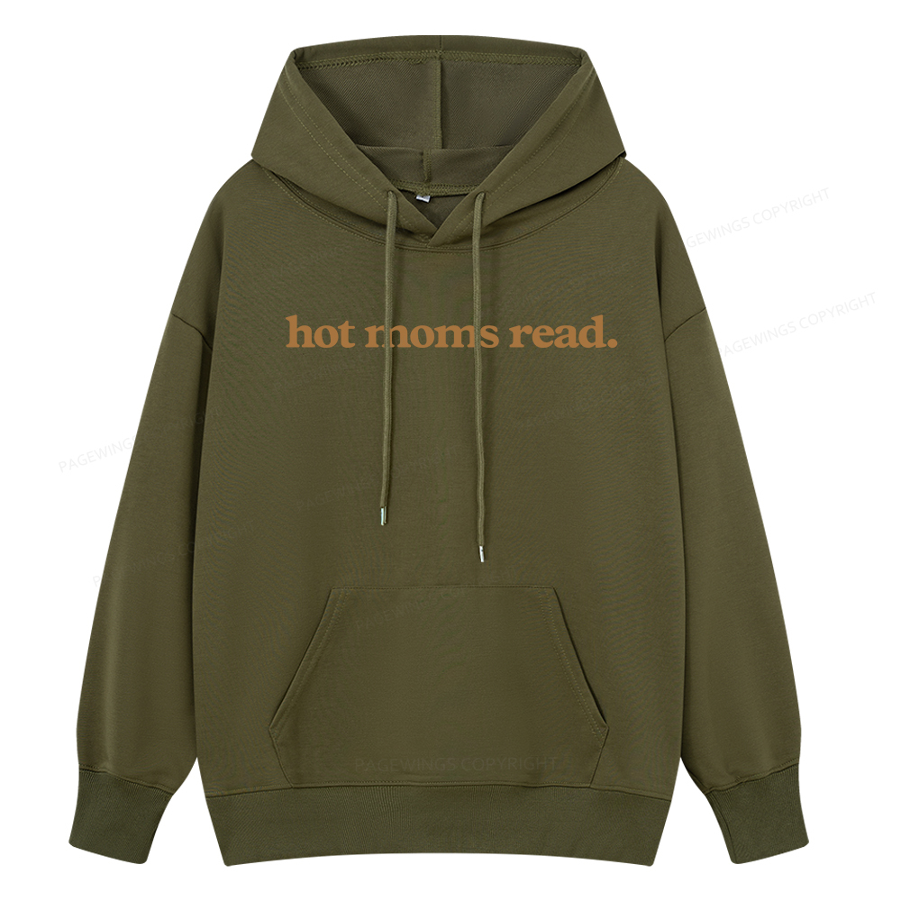 Pagewings Hot Moms Read Unisex Classic Hoodie