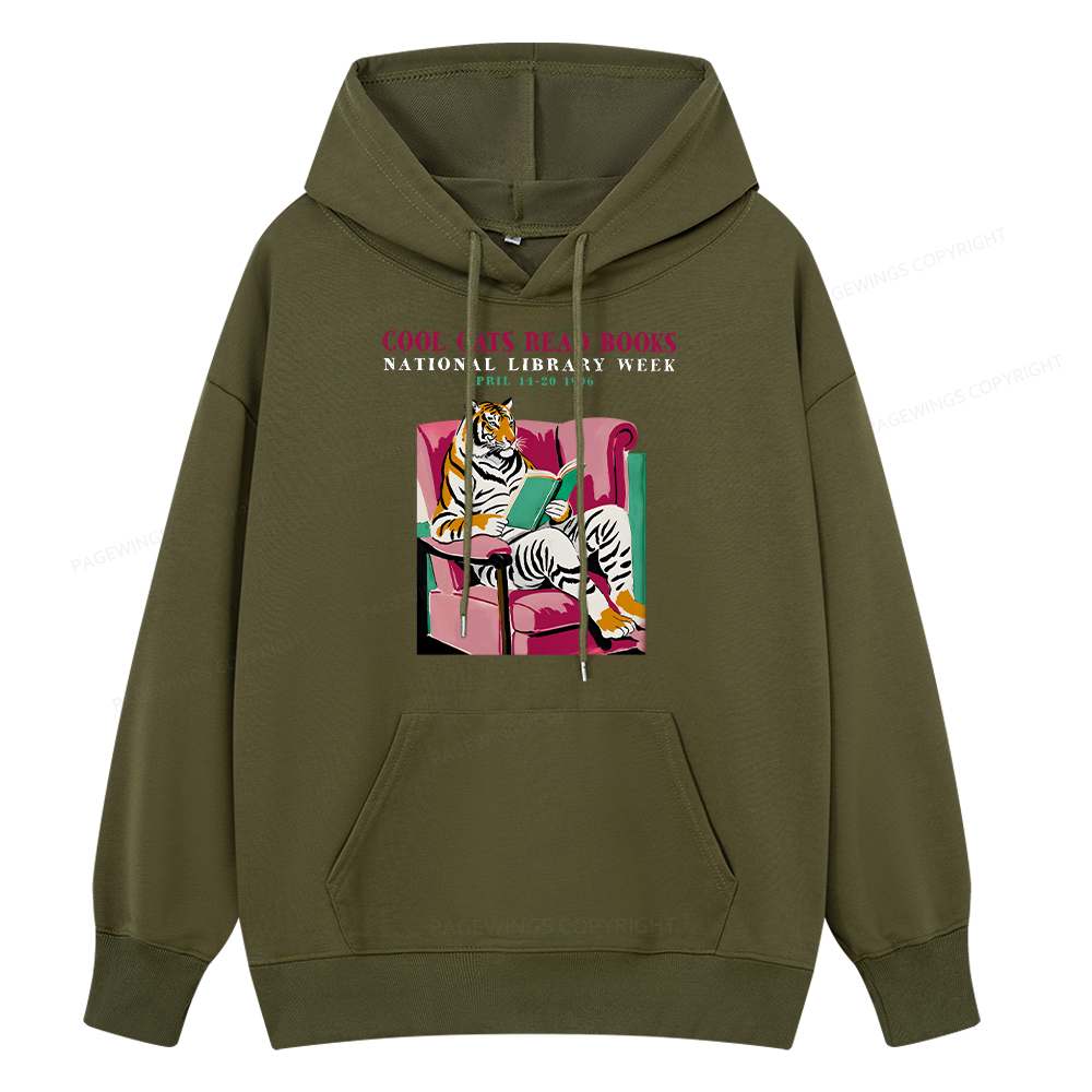 Pagewings Library Week Poster 1996 Unisex Classic Hoodie
