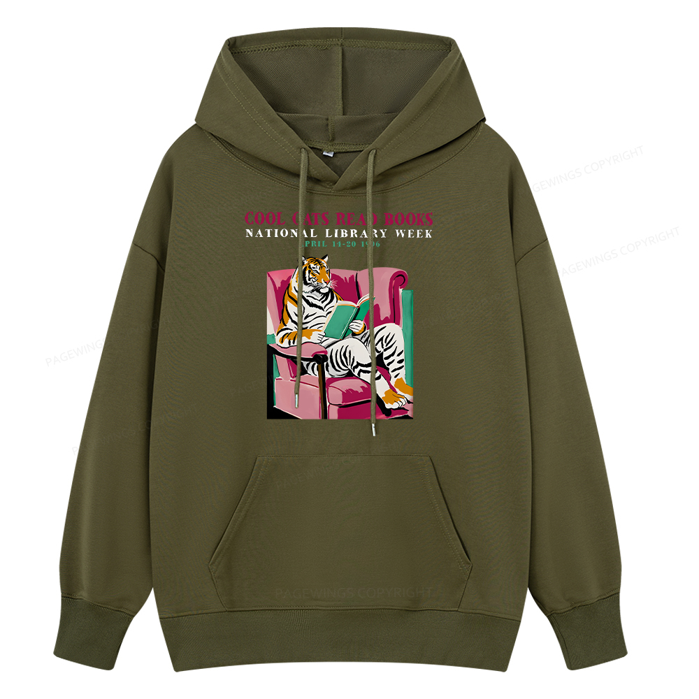Pagewings Library Week Poster 1996 Unisex Classic Hoodie