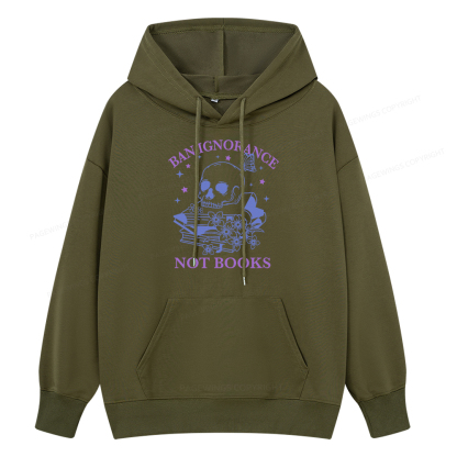 Pagewings Ban Lgnorance Not Books Unisex Classic Hoodie