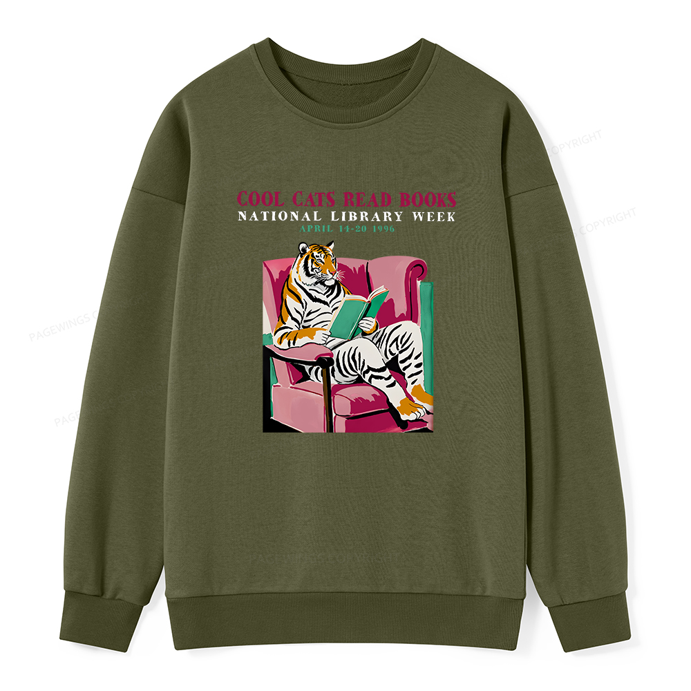 Pagewings Library Week Poster 1996 Unisex Classic Sweatshirt