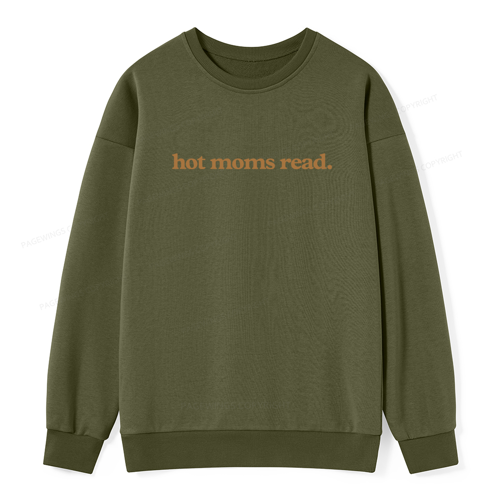 Pagewings Hot Moms Read Unisex Classic Sweatshirt