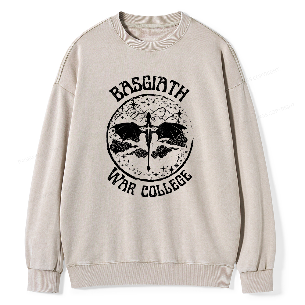 Pagewing Fouth Wings Unisex Washed Sweatshirt