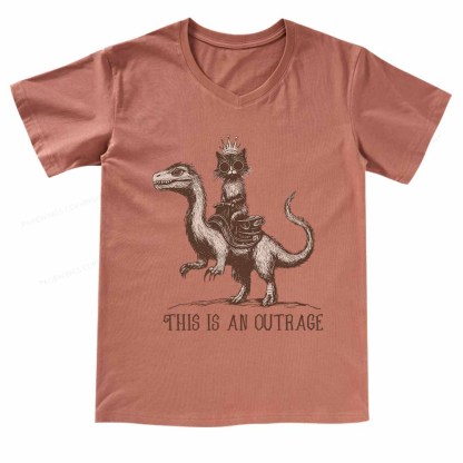 Pagewings Princess Donut  V-neck T-shirt