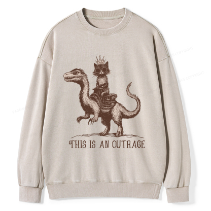 Pagewings Princess Donut Unisex Washed Sweatshirt