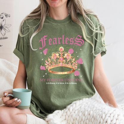 Pagewings Fearless Bookish Comfort Colors Unisex Washed T-shirt