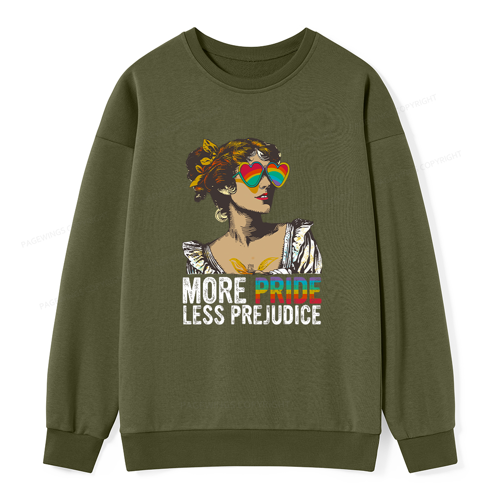 Pagewings More Pride Less Prejudice Unisex Classic Sweatshirt