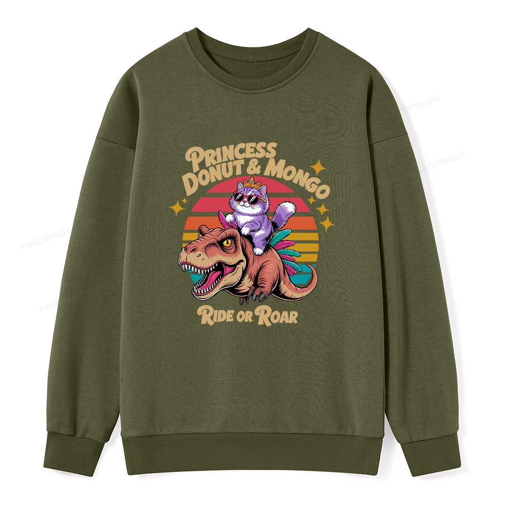 Pagewings Princess Donut & Mongo Unisex Classic Sweatshirt