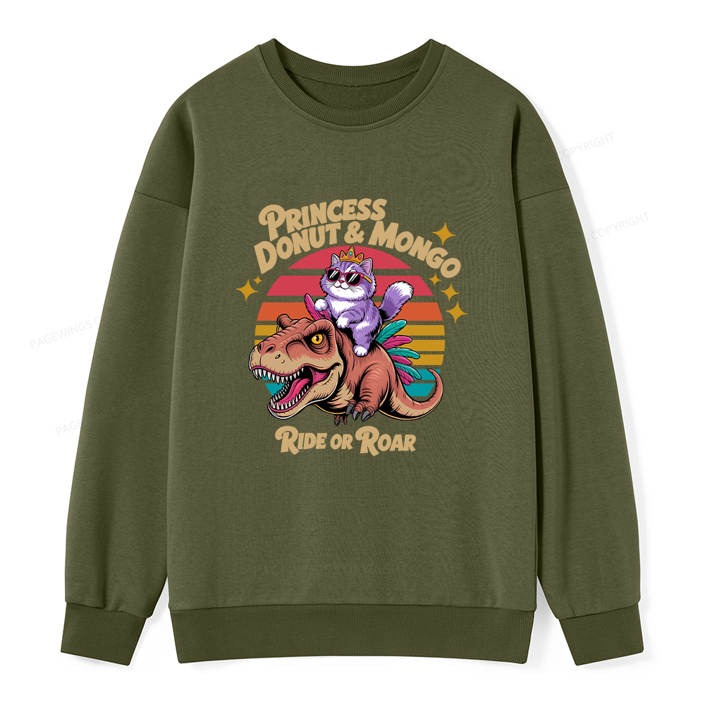 Pagewings Princess Donut & Mongo Unisex Classic Sweatshirt