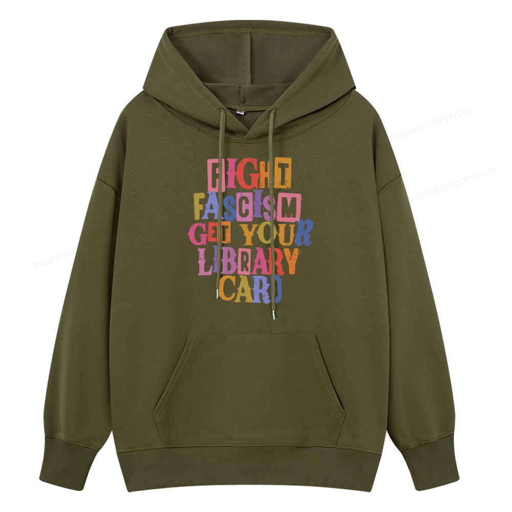 Pagewings Get Your Library Card Unisex Classic Hoodie