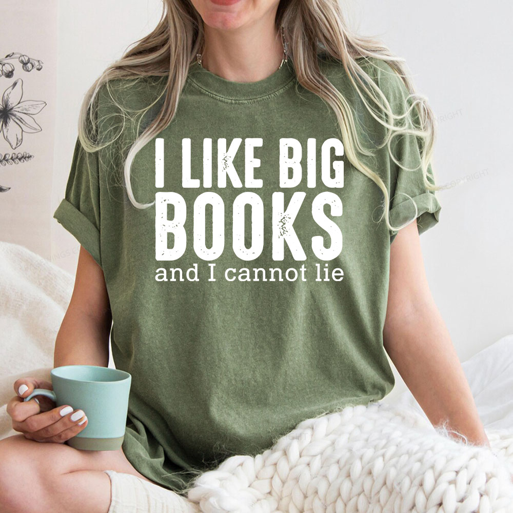 Pagewings I Like Big Books And I Cannot Lie Unisex Washed T-shirt