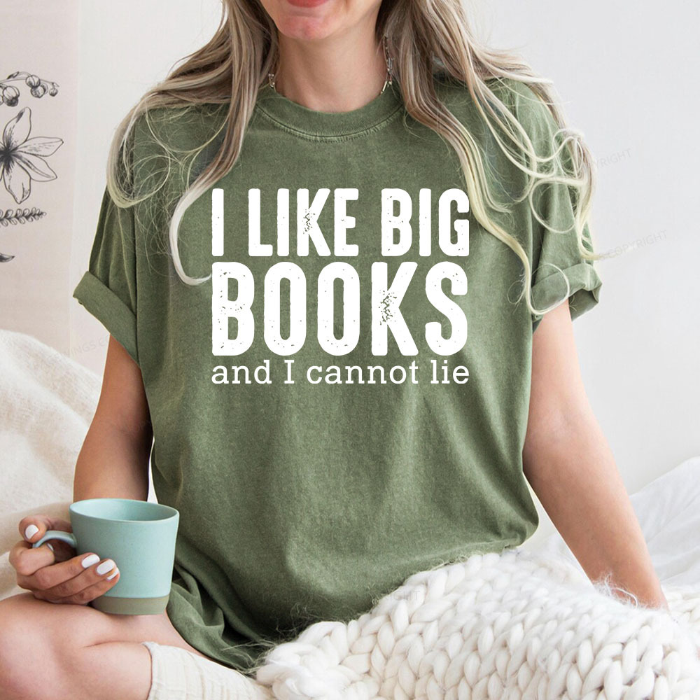 Pagewings I Like Big Books And I Cannot Lie Unisex Washed T-shirt