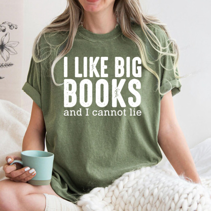 Pagewings I Like Big Books And I Cannot Lie Unisex Washed T-shirt