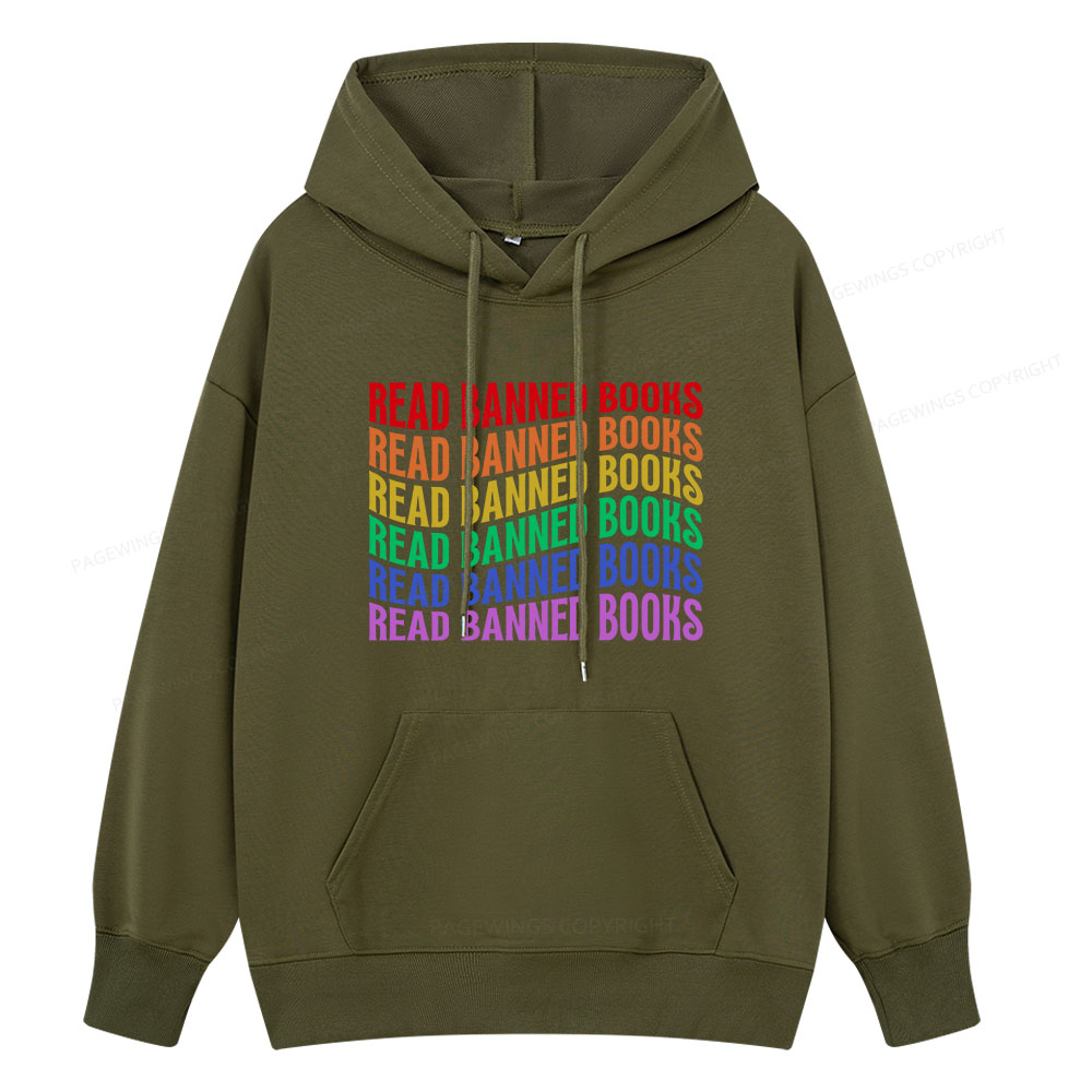 Pagewings Read Banned Books Unisex Classic Hoodie