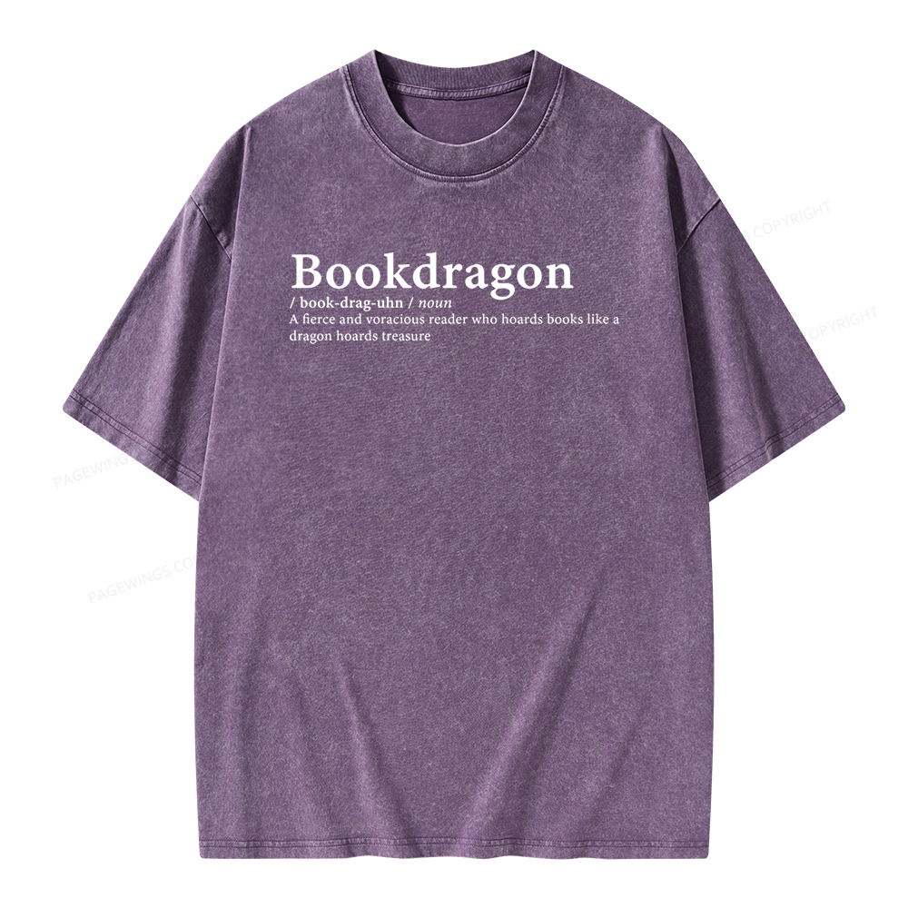 Pagewing Bookvoyager: Journey Through Words book lover Unisex Washed T-shirt