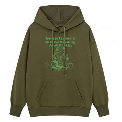 Pagewings Sometimes I Just Be Reading and Fartin Unisex Classic Hoodie