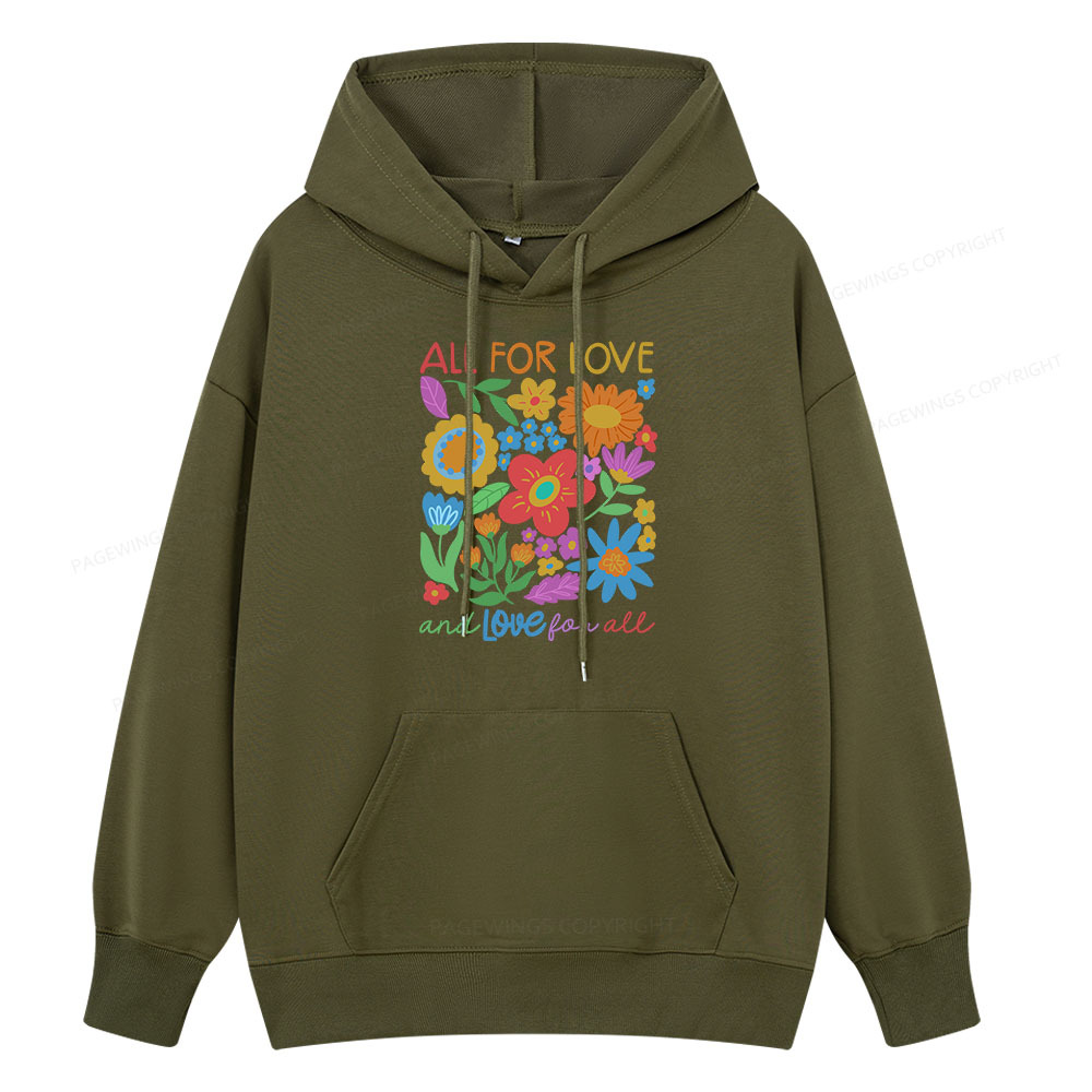 Pagewings All For Love Unisex Classic Hoodie
