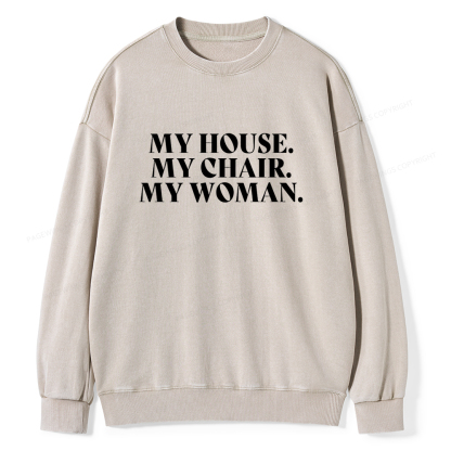 Pagewin My House Fourth Wing Classic T-Shirt Unisex Washed Sweatshirt