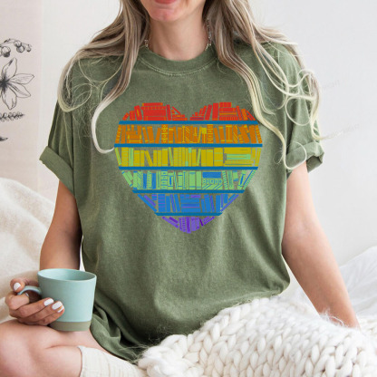 Pagewings All Love for knowledge Unisex Washed T-shirt