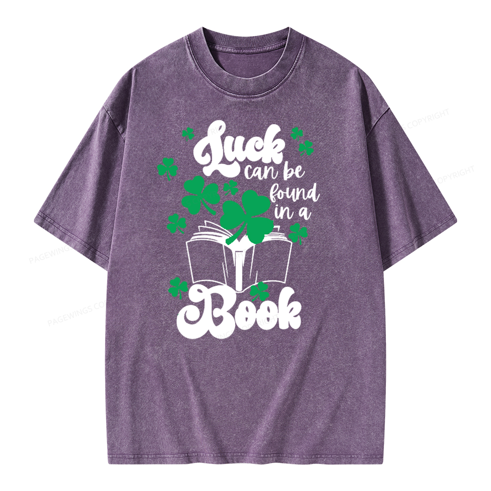 Pagewing Book Lover Shirt, Teacher Book Shirt Unisex Washed T-shirt
