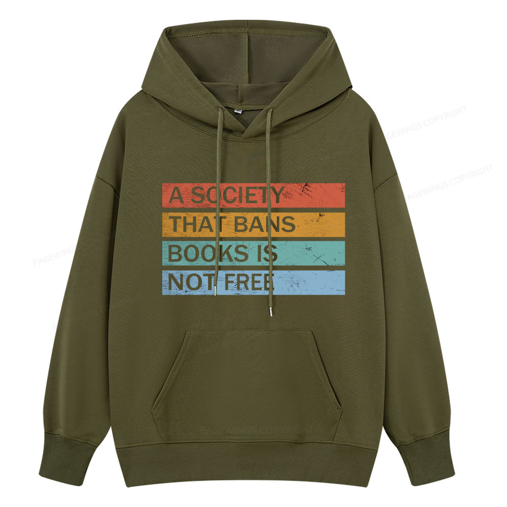 Pagewings Read Banned Books Unisex Classic Hoodie