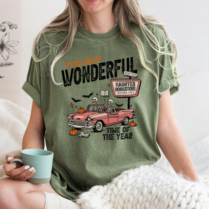 Pagewings The Most Wonderful Unisex Washed T-shirt