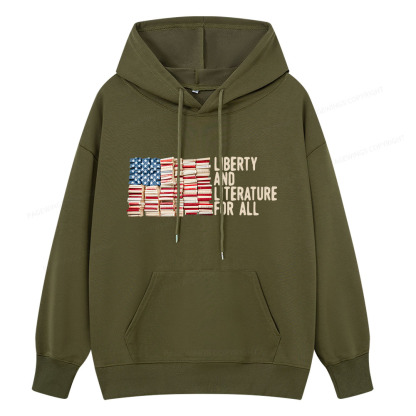 Pagewings Liberty And Literature For All Unisex Classic Hoodie