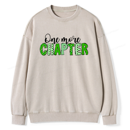 Pagewing Book Lovers St Pattys Day Shirt Unisex Washed Sweatshirt