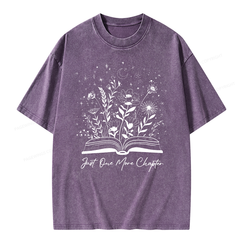 Pagewing Gift For Book Lover, Reading Shirt Unisex Washed T-shirt